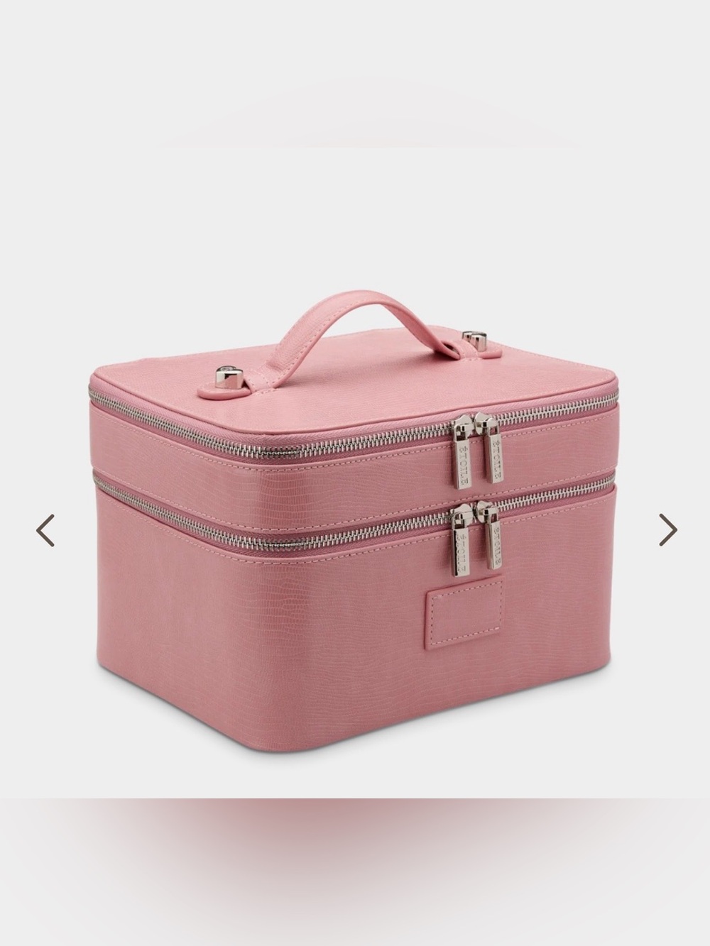 NWT Etoile Two Tier Duo Vanity Cosmetic Case in Limited Edition shade Crush